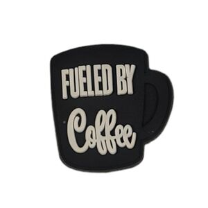 Fueled By Coffee Croc Charm